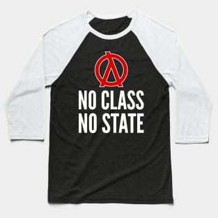 No Class No State Functional Programmer Red/White Design Baseball T-Shirt